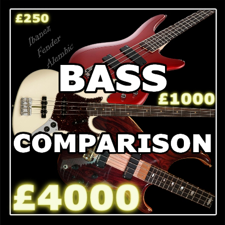 £4000, £1000, £250 Bass Comparison